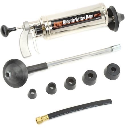 General Wire Kinetic Water Ram Manual Drain Cleaner KR-C-WC